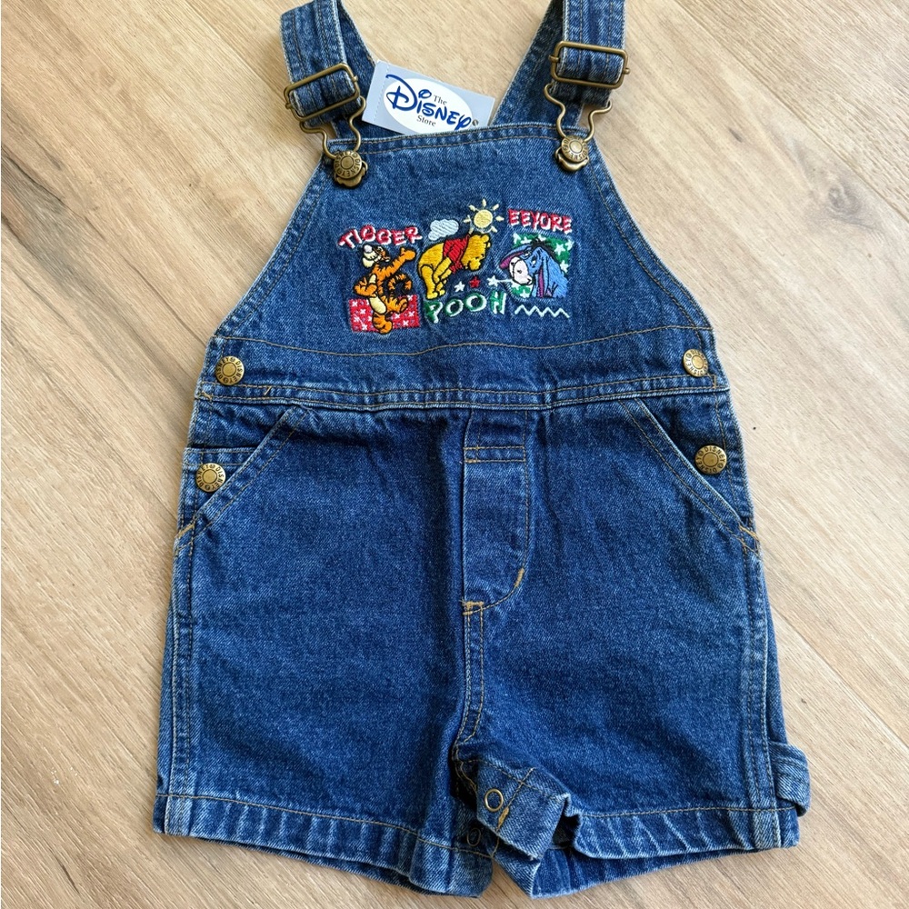Disney store Pooh & friends overalls